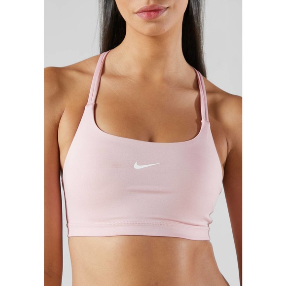 Nike Other - Nike Pink Indy Strappy Sports Bra Size Large
